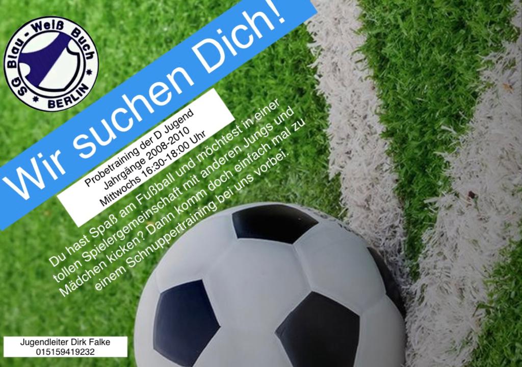 D-Junioren Probetraining D-Junioren Probetraining